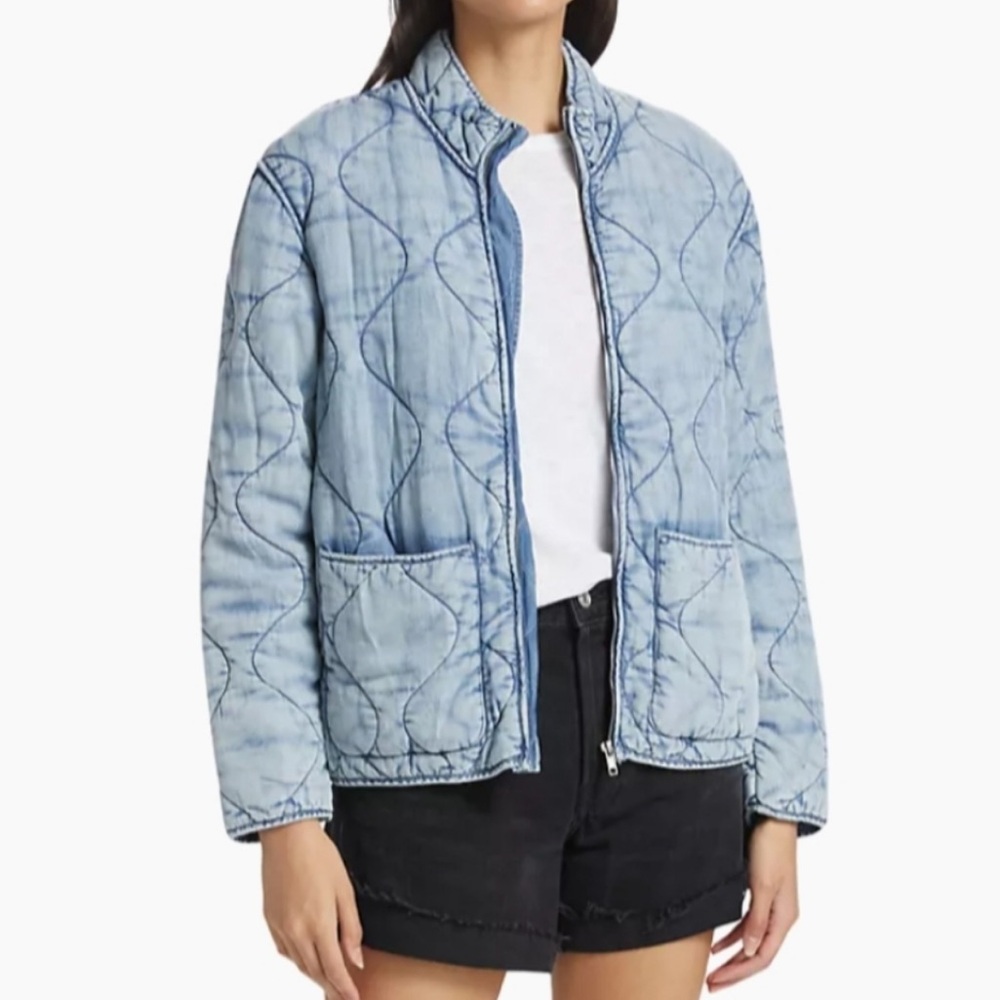 Rails Quilted Denim Jacket
